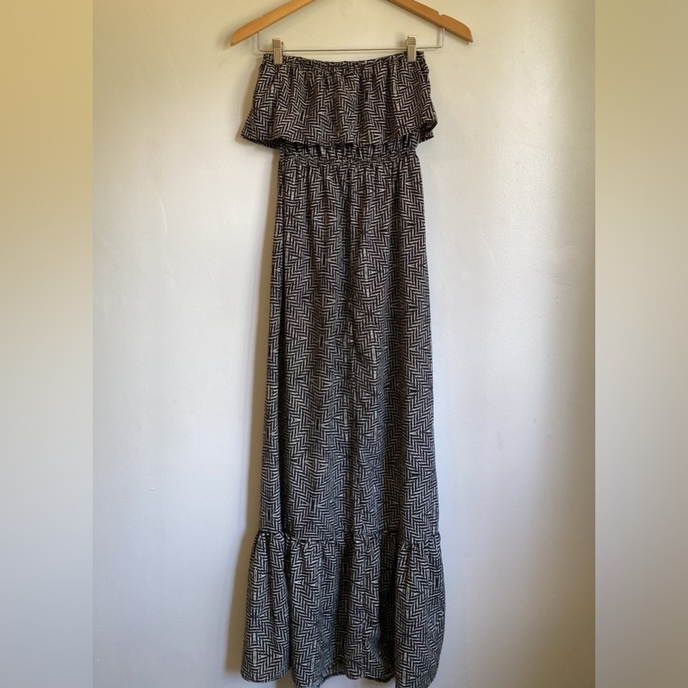 ONE Clothing Maxi Ruffle Sleeveless Dress Women’s Size Small